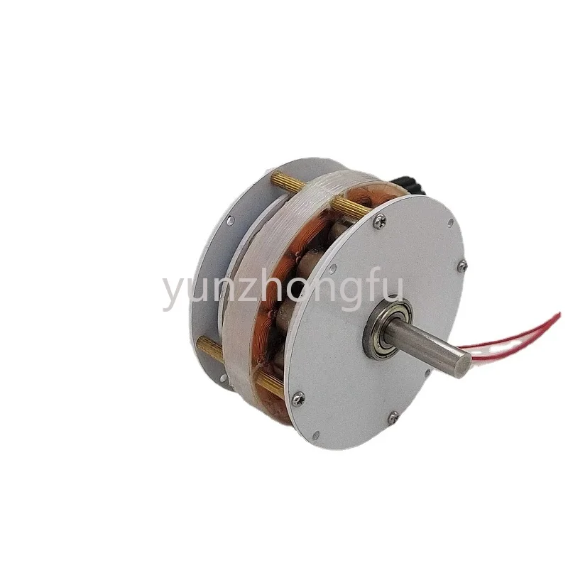 Mini mini disc coreless generator low speed, high efficiency, small size, wind hydraulic hand