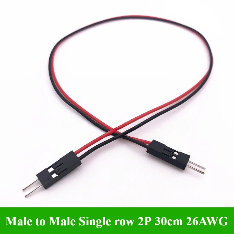5/10/30Pcs/lot Single Row Dupont Line Male to Male 2/3/4/5/6/7/8/10 Pin 2.54mm Dupont Jumper Cable Wire 30cm 26AWG For PCB