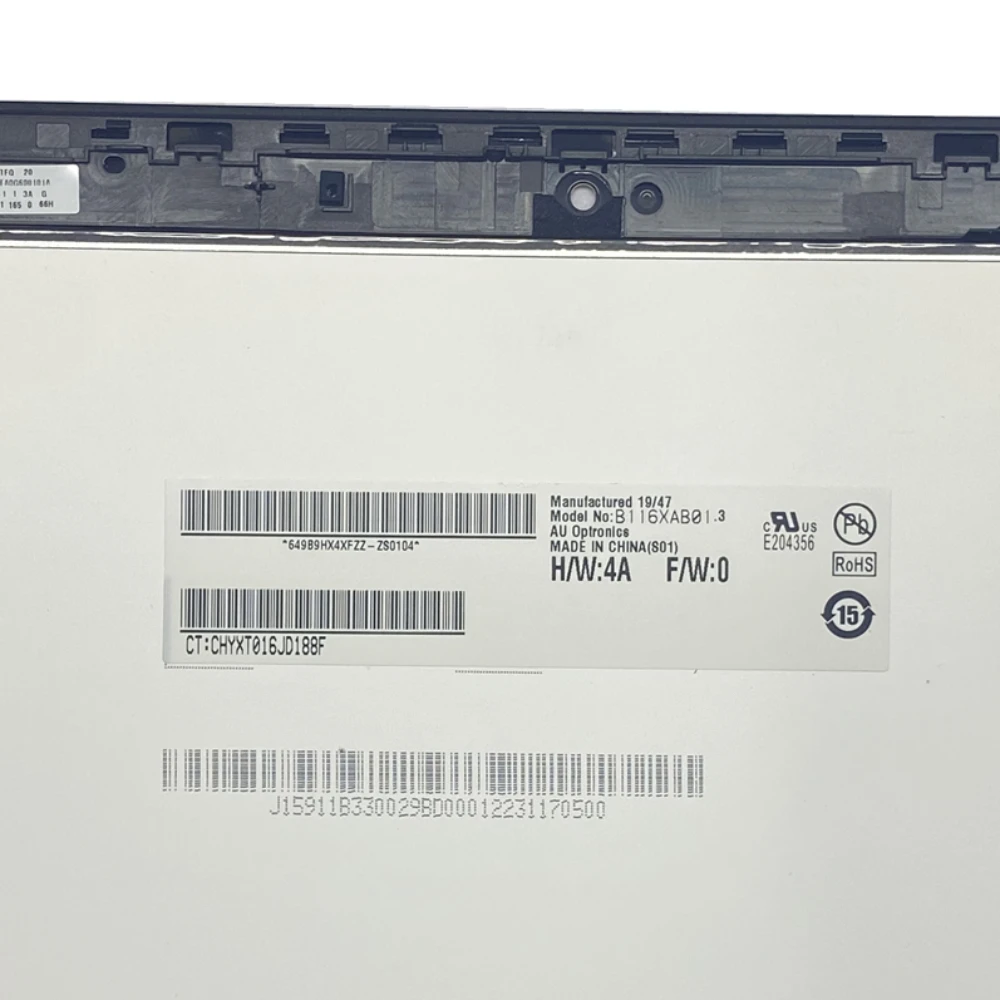 

B116XAB01.3 ЖК-экран с сенсорным экраном и дигитайзером в сборе, рамка для ноутбука HP Probook x360 11 G1 EE