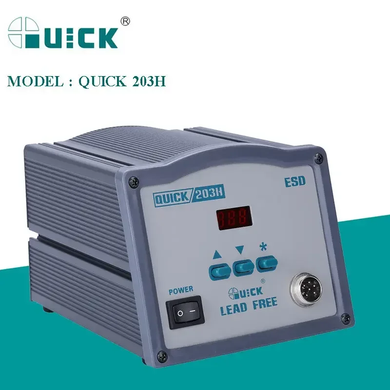 QUICK 203H 110V/220V High Frequency Soldering Station 90W Intelligent Lead-Free Adjustable Temperature SMD BGA Rework Machine