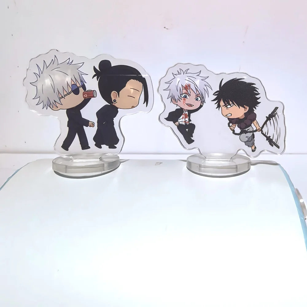 Anime Jujutsu Kaisen Figure Acrylic Stand Model Kids Toys Yuji Itadori Gojo Satoru Fushiguro Megumi Cosplay Birthday Gift