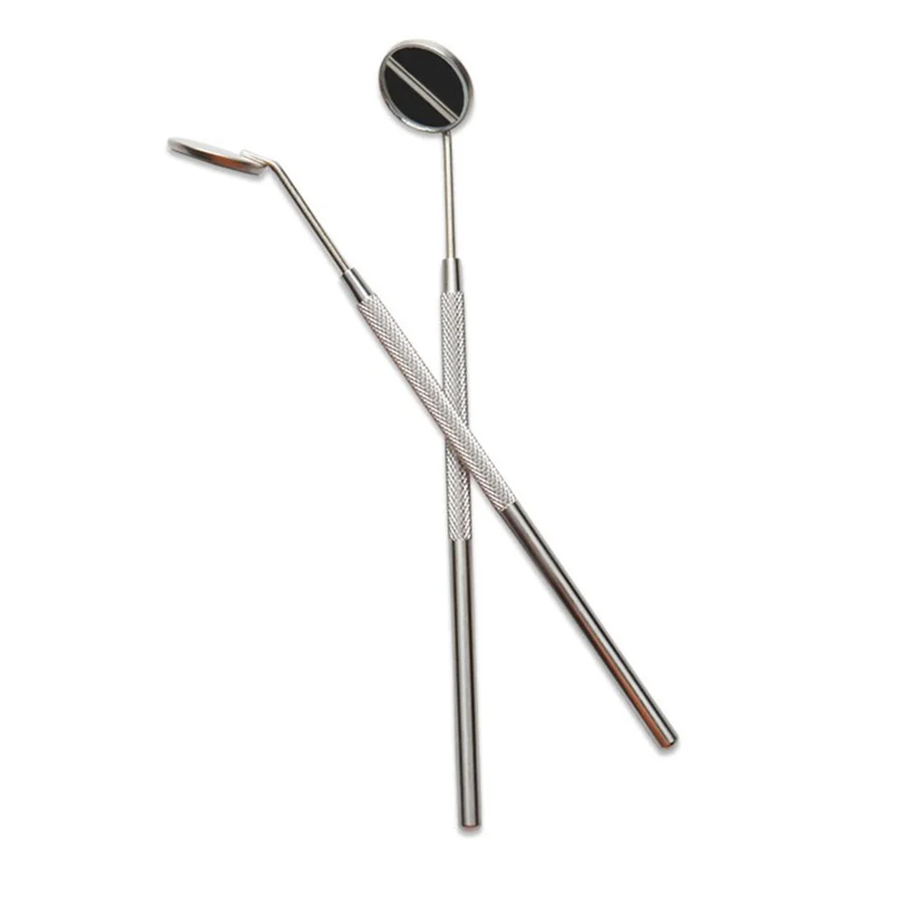 

2Pcs Eyelash Mirror Tool Stainless Steel Makeup Inspection Mirror for Women Professionals Portable Lightweight Dual-Sided