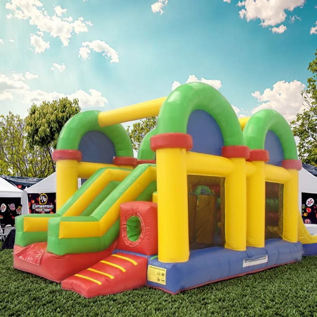 

Большой уличный надувной батут-замок для детей, тематический парк развлечений, бассейн, аттракцион, надувной батут-замок с горкой