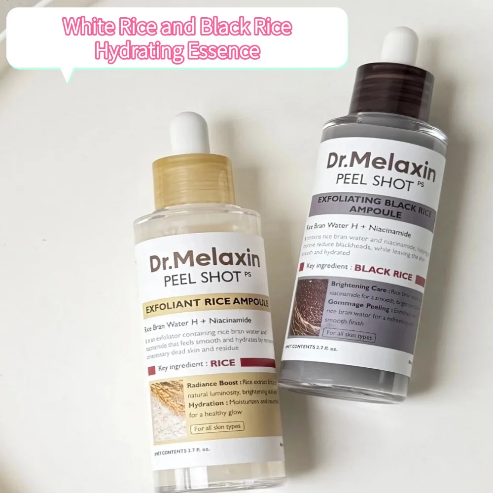 Dr.melaxin أمبولة تقشير الأرز الأسود الأرز الأبيض صيغة إزالة الرؤوس السوداء مصل ترطيب عميق العناية بالبشرة اللطيفة الكورية #1
