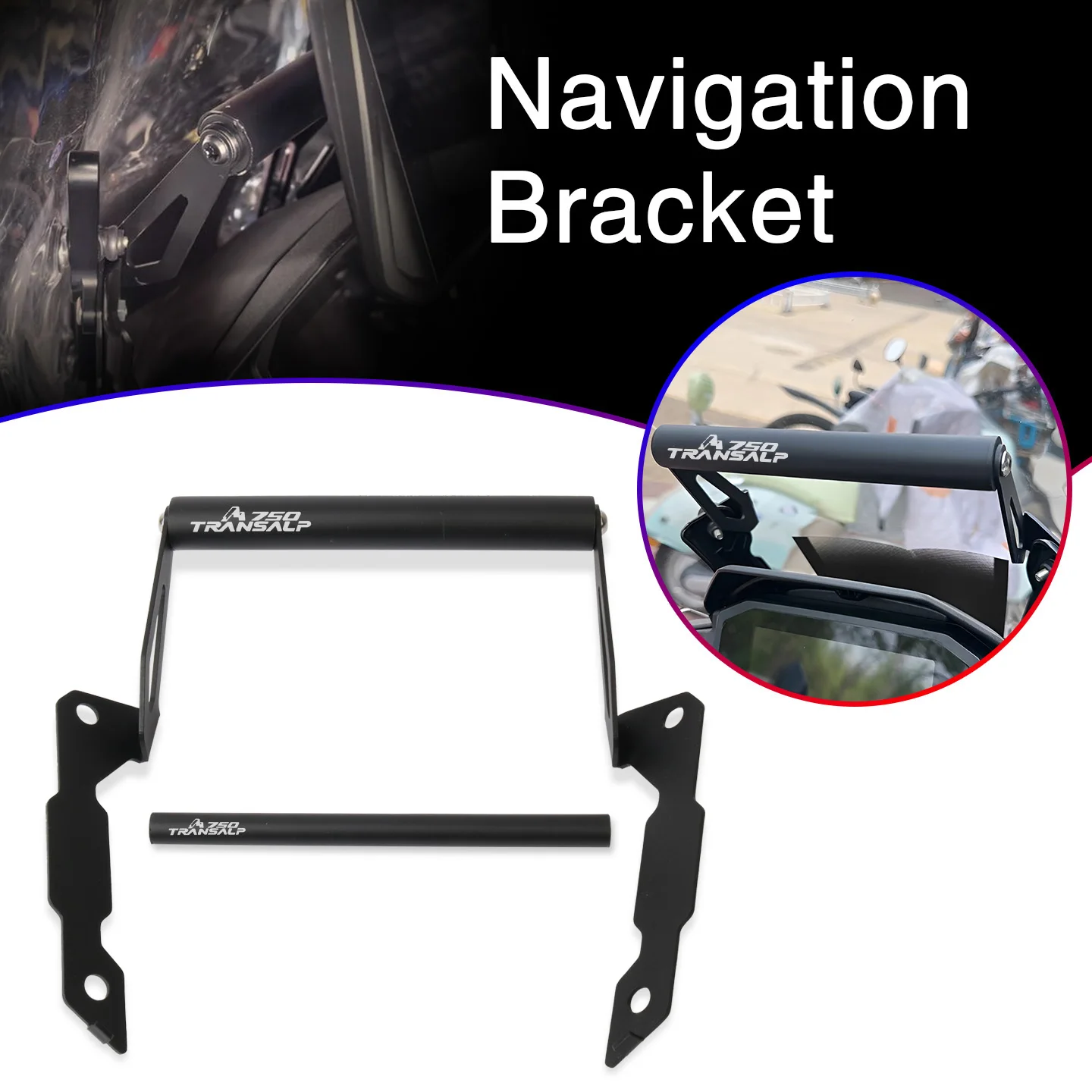 

Motorcycle GPS Smart Phone Navigation Mount Mounting Bracket Adapter Holder For XL750 XL 750 Transalp 750 XL750 2023 2024 2025