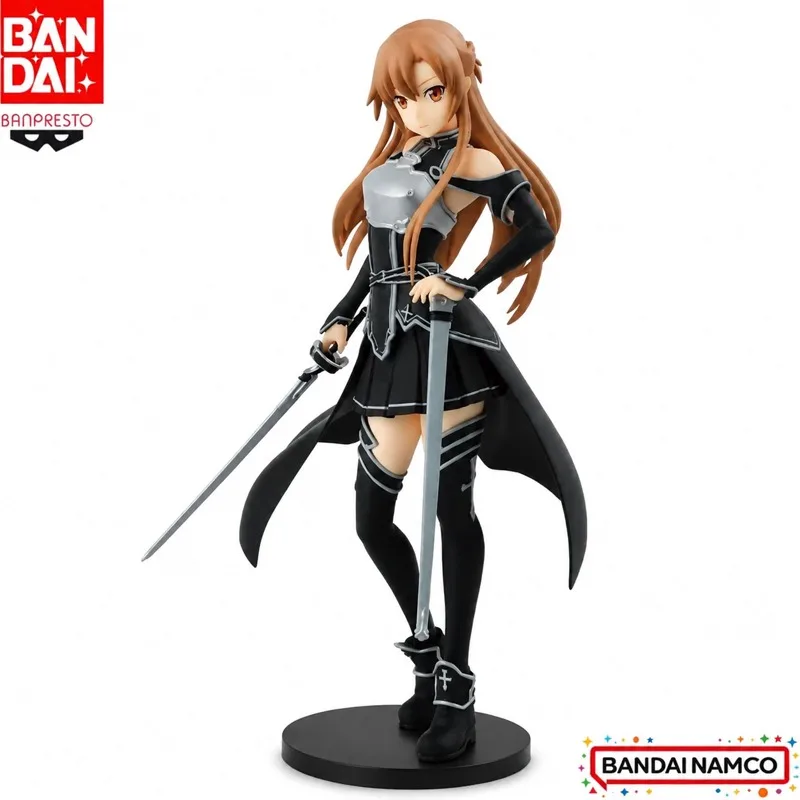 In Stock Bandai Original Banpresto Sword Art Online Asuna Action Figure Model Doll Brand New Boxed Anime Characters Toys Model