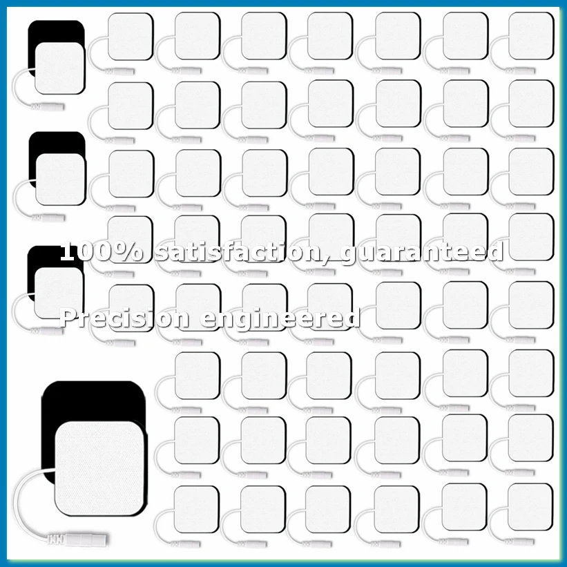 60PCS TENS Unit Replacement Pads SM Electrodes Pads 2x2