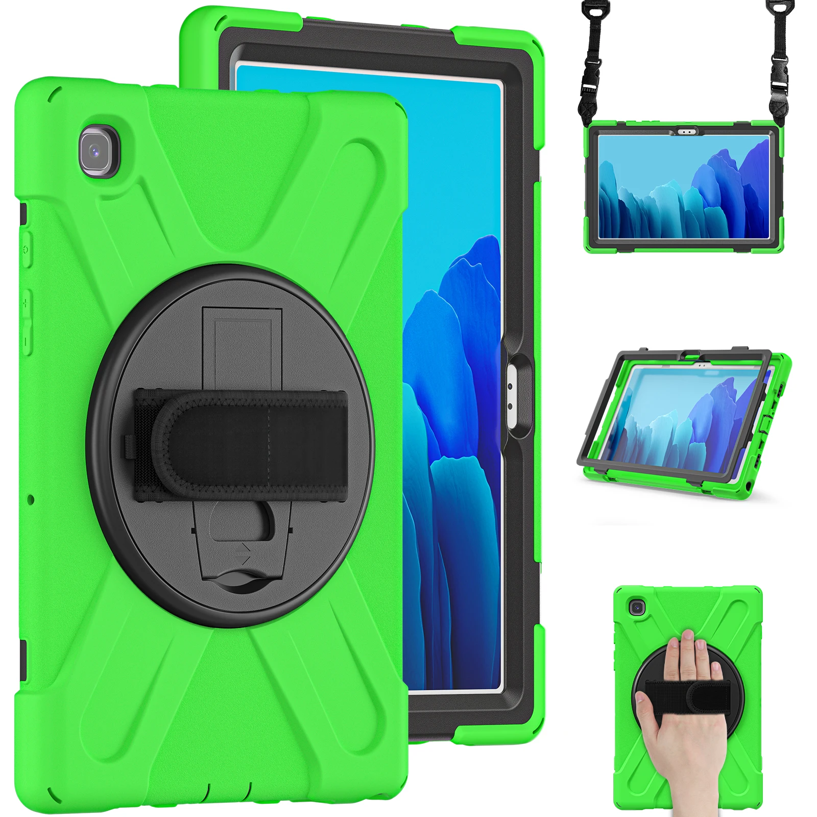 

Чехол для планшета Samsung Galaxy Tab S6 Lite A7 S5E Funda S6 A 10,5 a 10,1 дюйма S4, детский защитный чехол для ноутбука, противоударный чехол-подставка