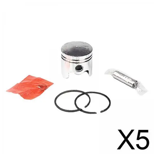 

5x комплекты поршней цилиндра из алюминиевого сплава, сменная насадка для садового газона, замены газонокосилки