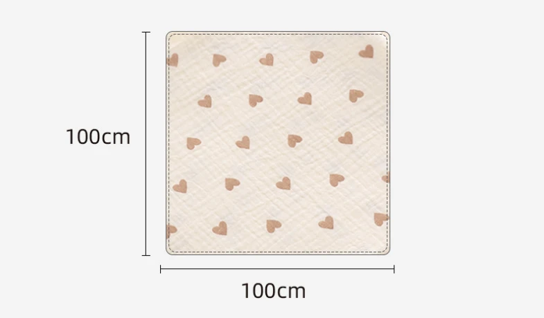 100X 100 cm Baby Decke für Neugeborene Baumwolle Musselin Swaddle Decke Bettwäsche Säuglings Bad Handtuch Baby Artikel Mutter kinder – Detail 9