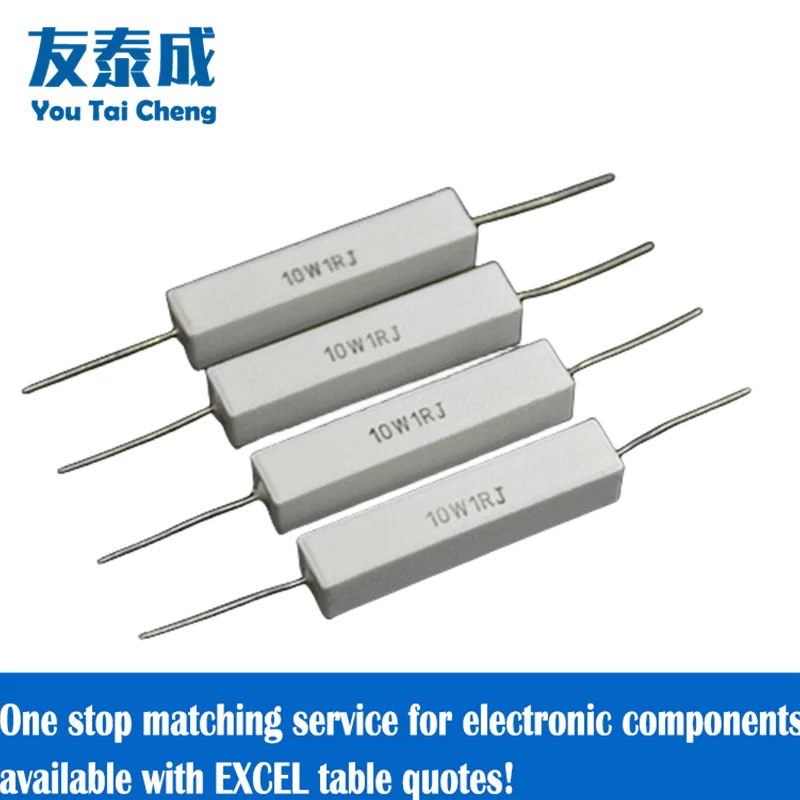 5PCS,DIP Cement Type Resistors 10W 5% 47Ω 51Ω 56Ω 62Ω 68Ω 75Ω 82Ω 100Ω 120Ω 150Ω 180Ω 200Ω 220Ω 240Ω 270Ω 300Ω 330Ω 390Ω 470Ω