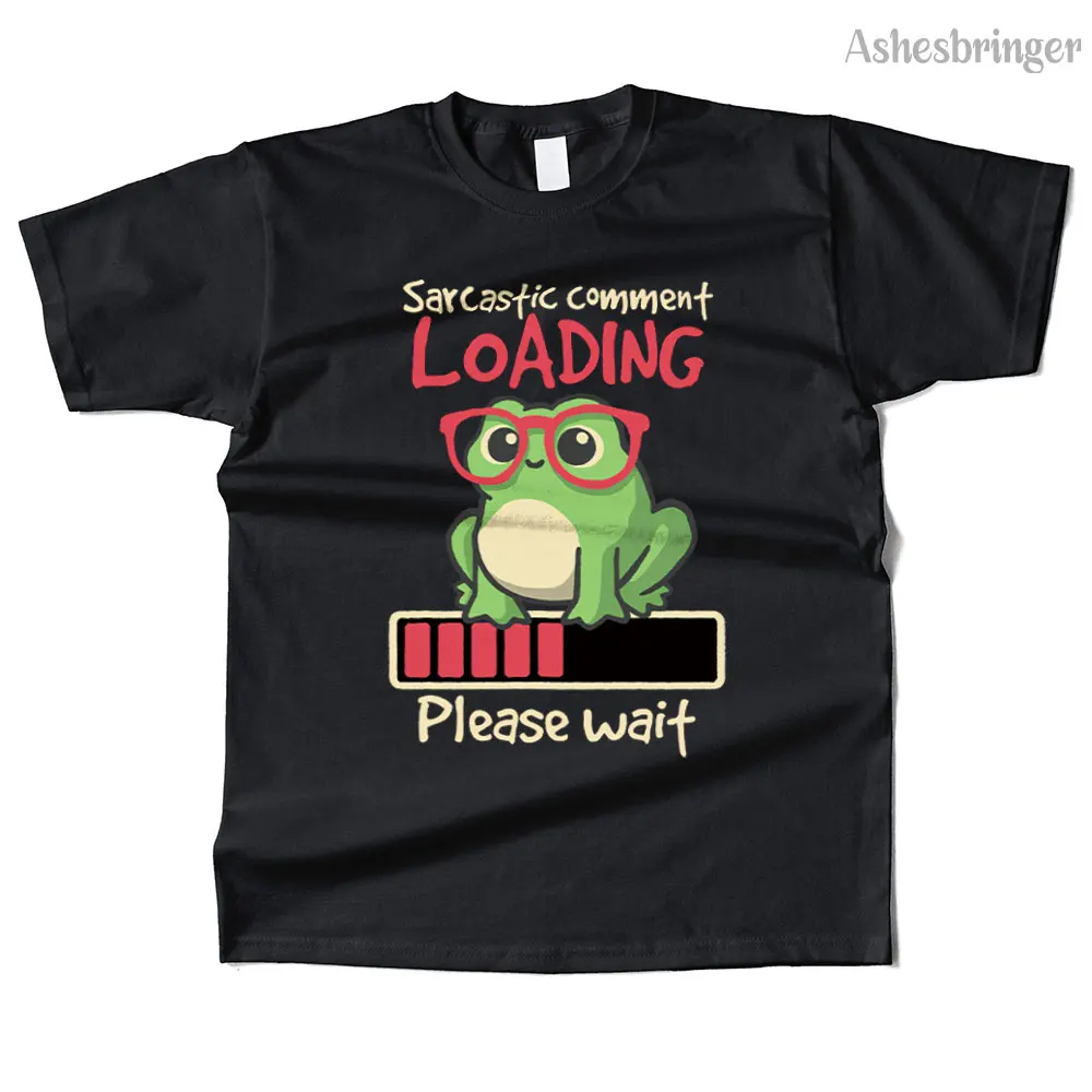 

Mens Cotton Sarcastic Comment Loading Graphic Funny T Shirt Street Casual Style Tee for Men and Women