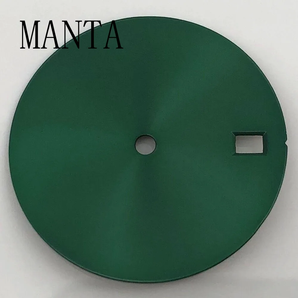 ساعة مانتا معقمة بقرص أسود وأخضر وأصفر ، تناسب NH35 ، NH36 ، Miyota8205 ، ، 88a ، ETA2836 ، mangzhu2813 ، حركة