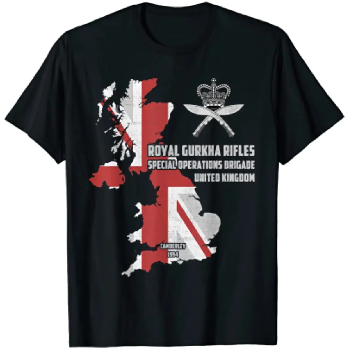 

Gurkha Rifles British Special Force Military Men T-Shirt Short Sleeve Casual 100% Cotton O-Neck Summer Shirts