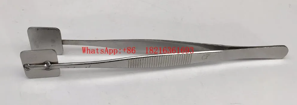 Glass Burning Tools Square Head, Elbow V Head Clip Tweezers Glass Tools