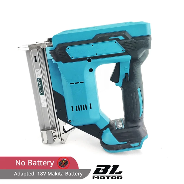 Brushless Brad Nailer Cordless Electric Straight Nail Gun Upholstery DIY Power Woodworking Staple Gun For Makita 18V Battery AliExpress