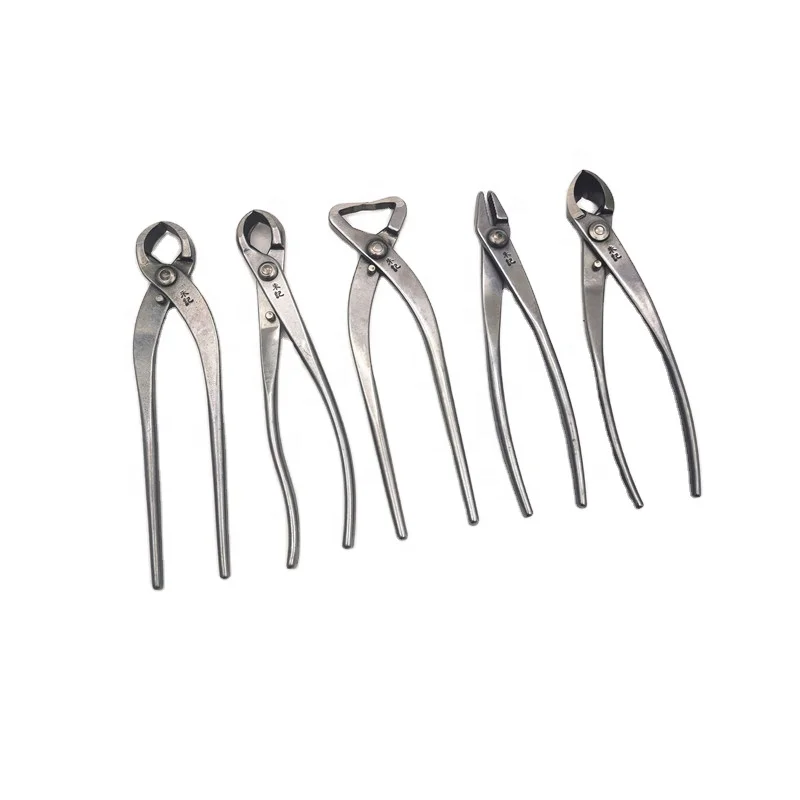 high quality  stainless knob bonsai scissors garden tools set