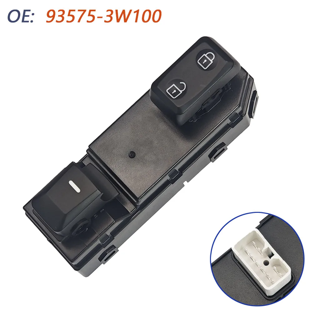 For Kia Sportage-R 2010 2011 2012 2013 2014 2015 2016 Front Right Side Power Window Switch Control Button 93575-3W100 935753W100