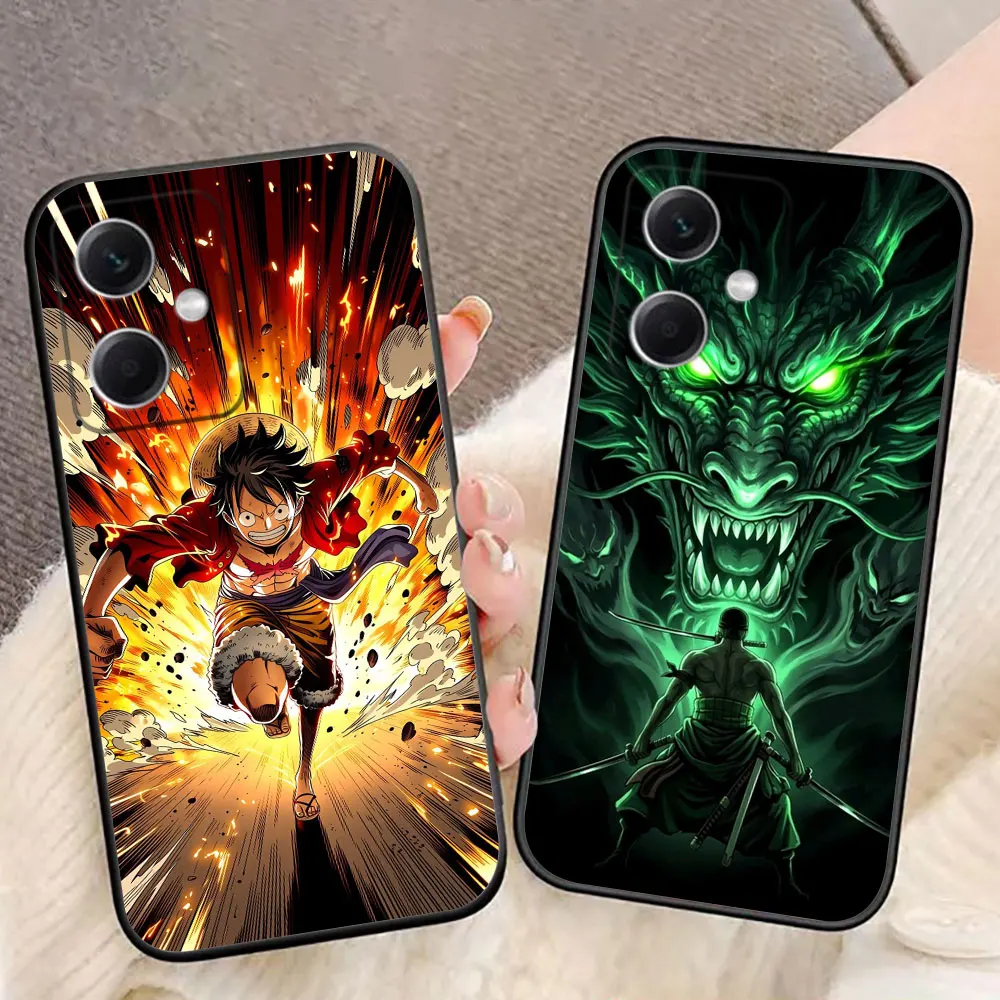 Phone Case For Redmi 17 17C A1 A3 A5 A7 15 15C 14C 13C 13 12C 12 10 10C 9T 9C 9A 9 8 K60 K30 Cover One P-Piece Nina Luffy Zoro
