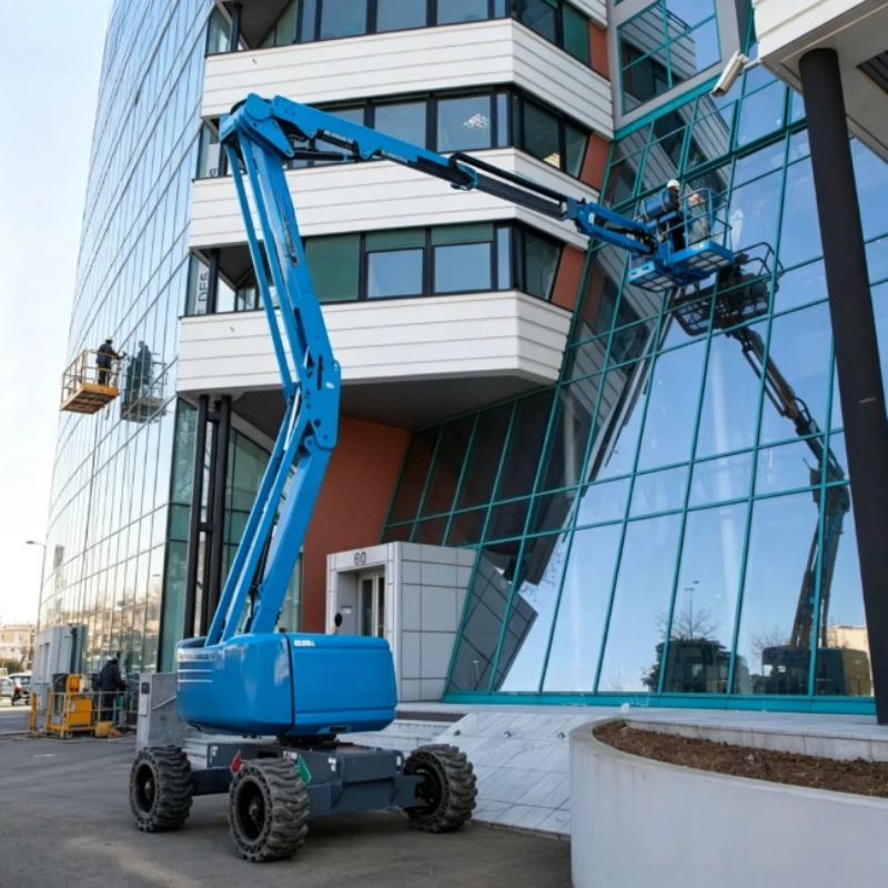 Customized Boom Lift Manufacturer 360 Degree Rotation 12m 16m 20m Aerial Work Platform Hydraulic Articulated Boom Lift