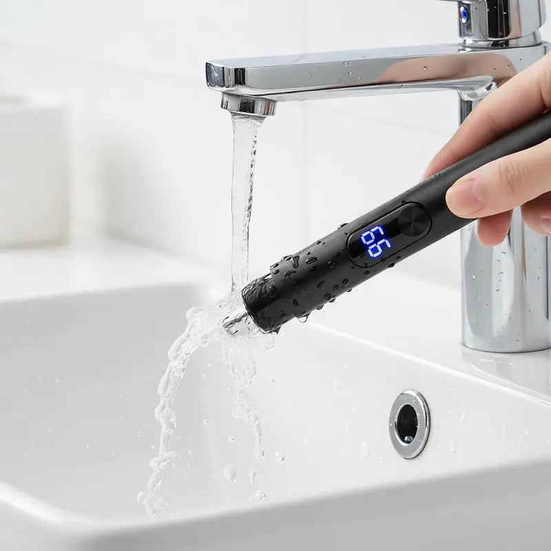 Touch Operation Electric Nose Hair Trimmer Mini Portable USB Rechargeable Painless Low Noise Trimmer for Travel Use