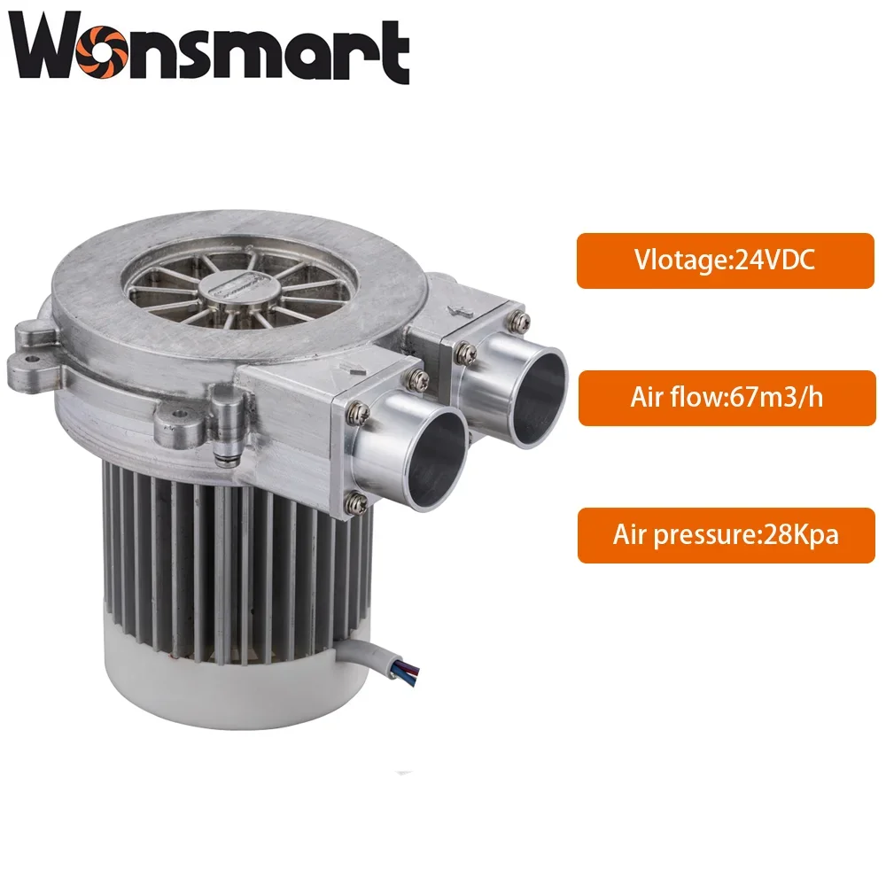 Professional 48V 40kpa high pressure fans turbo blower 13000w brushless fuel cell blower for SOFC system