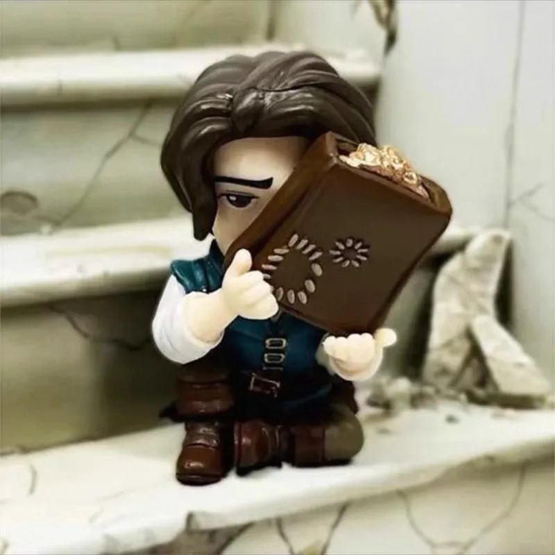 4 قطع من ألعاب شخصيات Gashapon Hide Seek Tangled Disney Anime القابلة للجمع هدية للأطفال #3