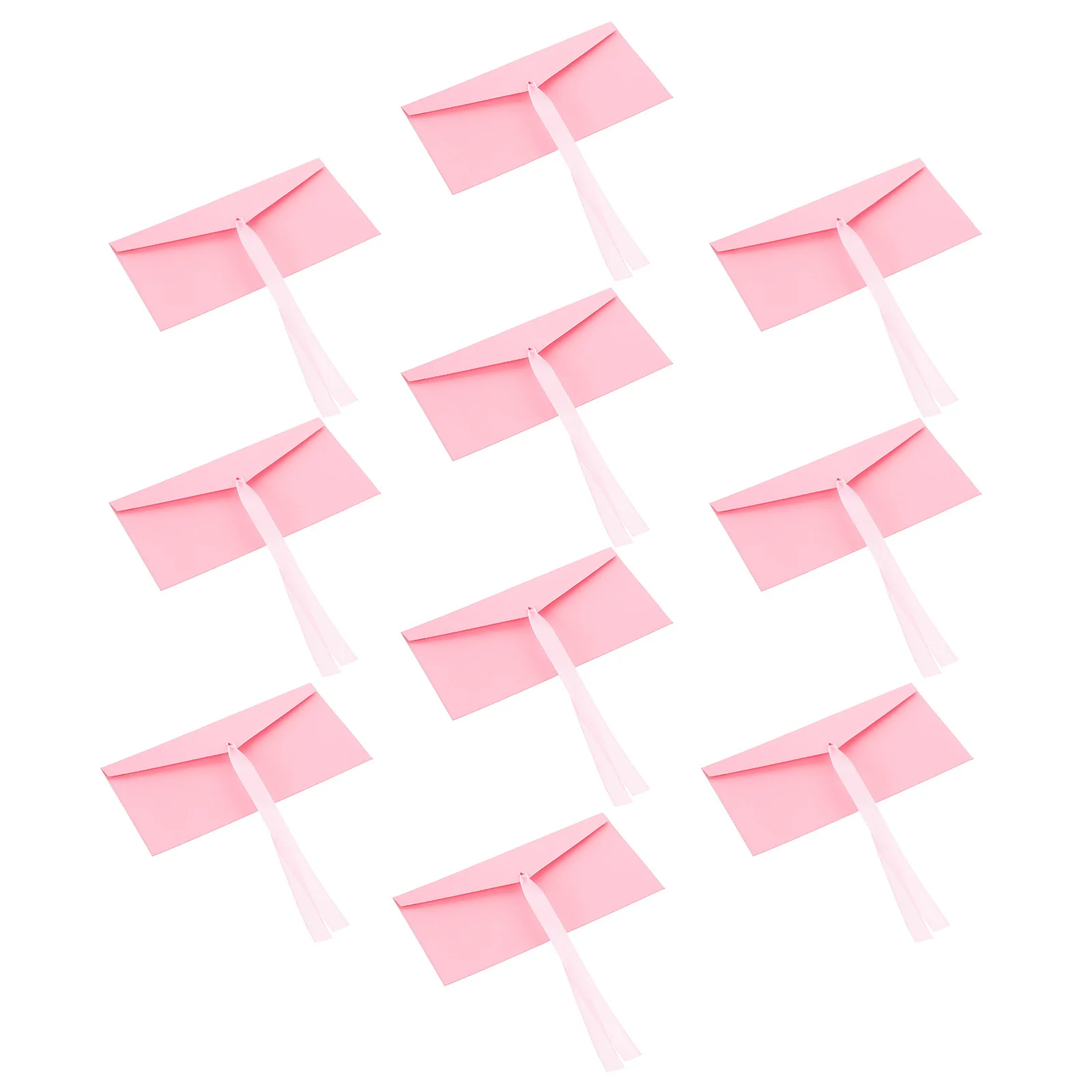 

10 шт., крафт-конверт для приглашения, бант, крафт-бумага, конверт для подарочной карты, элегантная обложка для писем для фестиваля приглашений