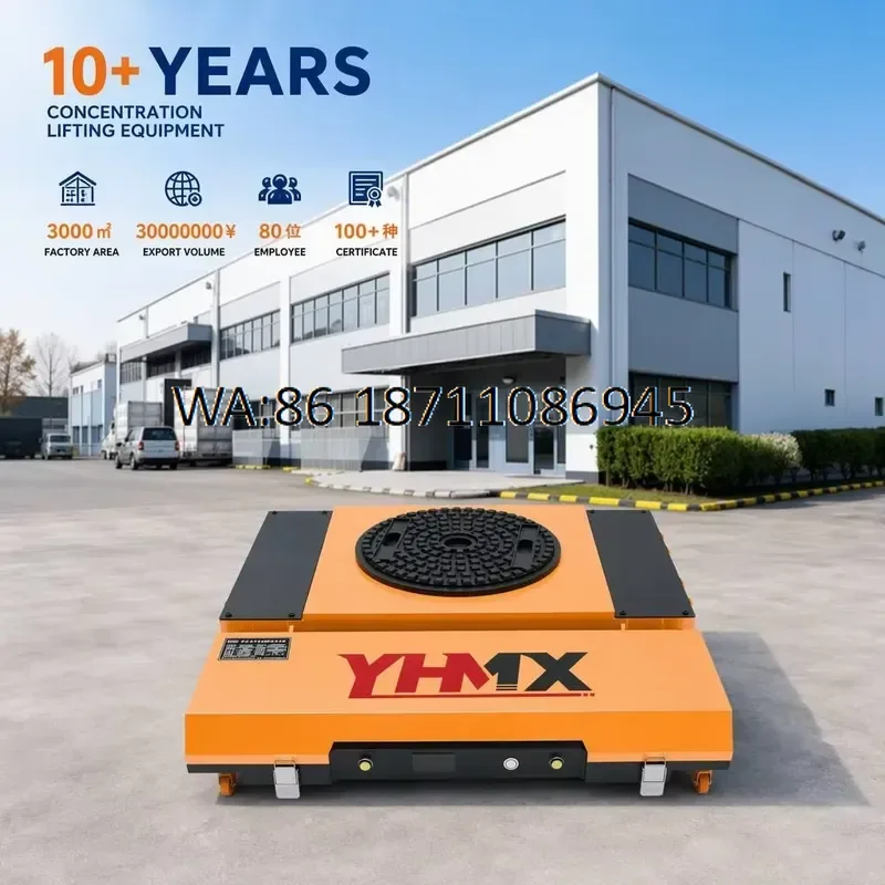30 Ton Moving Skates Wireless Remote Control Battery Powered Heavy Duty Load Moving Skate for Material Handling