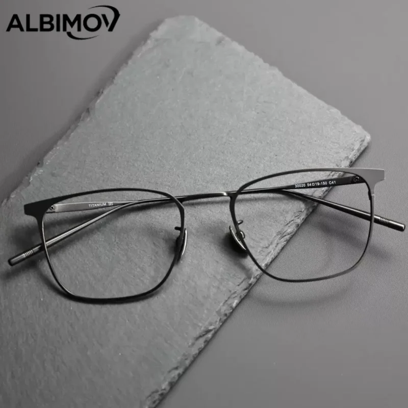 

Минимально спроектированные титановые медицинские оптические очки для близорукости, линзы с формулой, прогрессивные мультифокальные очки, меняющие цвет