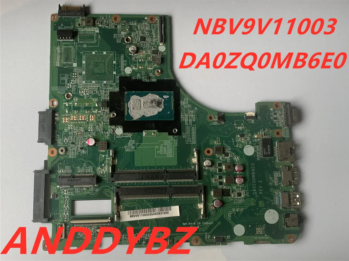 Original DA0ZQ0MB6E0 REV:E Motherboard FOR Acer Aspire E5-471 WITH SR1EN I3-4030U CPU NBV9V11003  fully tested