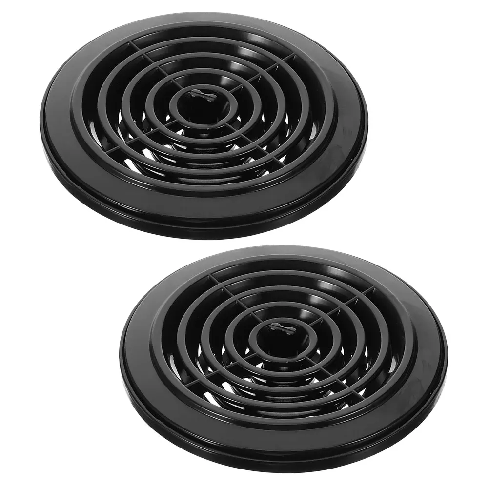 

2pcs Rv Ceiling Air Conditioner Cover Adjustable Airflow Diverter Easy Install Durable Abs Material Boat Yacht Camper Compatible
