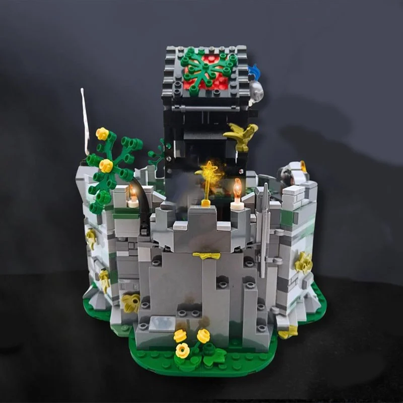 833 قطعة MOC القلعة السحرية الغابات المحرمة نموذج اللبنات لعبة العمارة لتقوم بها بنفسك الإبداعية الطوب هدية الكريسماس للأطفال #4