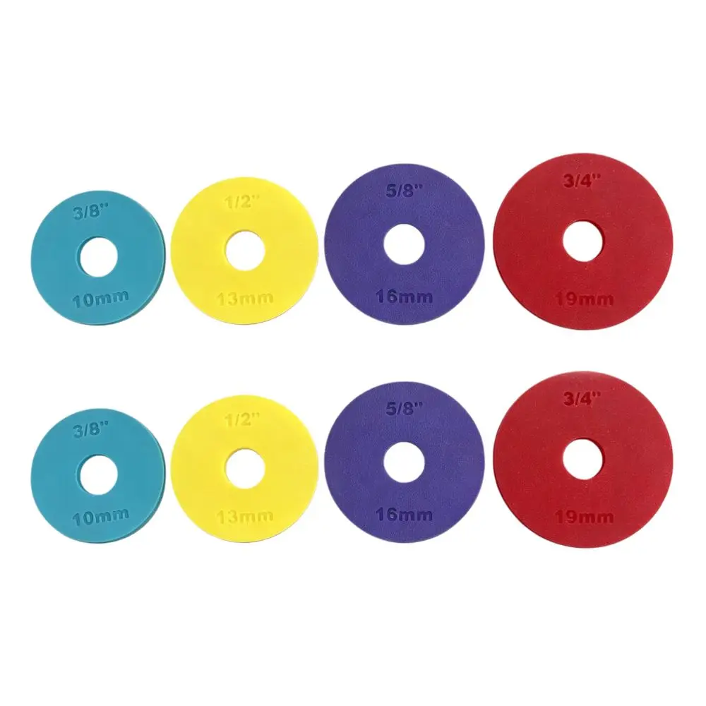 4/5/8/10Pcs Plastic Rolling Pin Guide Rings Adjustable Thickness Colorful Rolling Pin Spacer Discs Scale Marking Assorted Rings