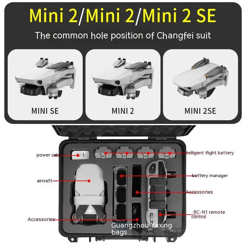 For DJI Mavic Mini 2 SE Suitcase Mini 2 Drone Protective Case Mini 2 Storage Case Camera Drone Accessories