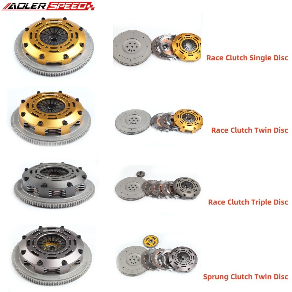 

Single/ Twin /Triple Disc For Mitsubishi Galant VR4/Eclipse GSX/Eagle Talon TSi/Plymouth Laser RS 4G63 6 BOLT