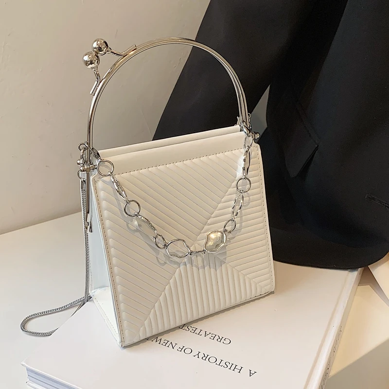 

Spring Light Luxury Handbags For Women Stylish All Match Chain Crossbody Bags High Quality PU Leather Commuting Bags