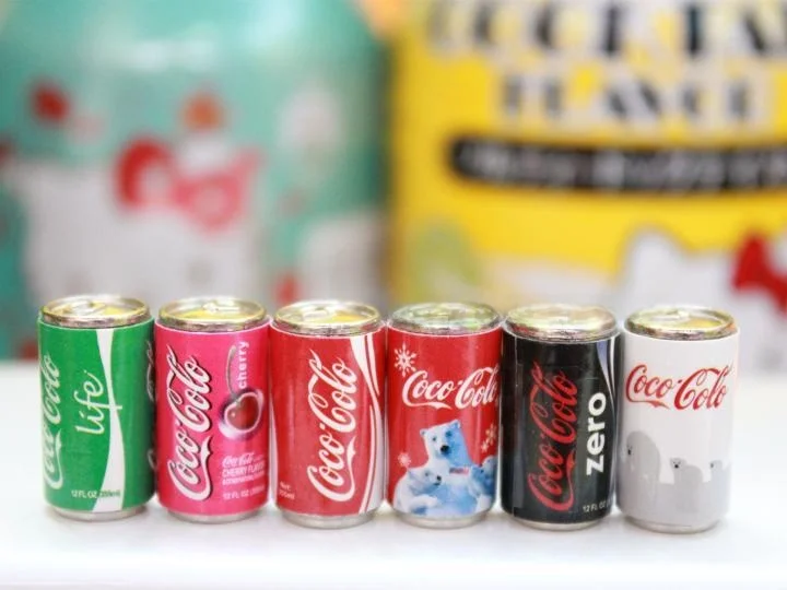Set de Modelos en Miniatura de Coca-Cola de Aleación Oranju para Escenarios de Arcilla, 16 Figuras de Soldados, Escenas de Vi...