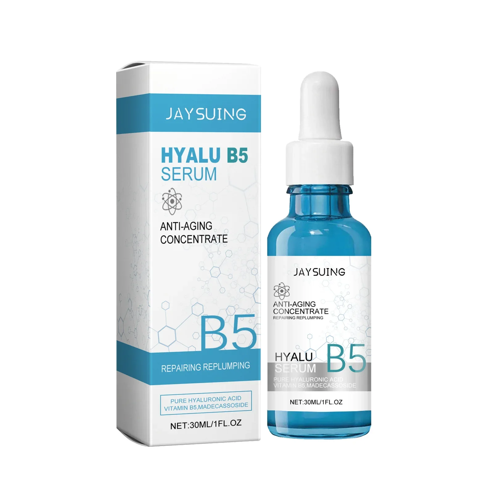 Jaysuing B5 Essence Serum for Firming and Tender Skin, Enhancing Skin Elasticity and Reducing Dryness and Roughness