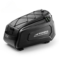 FZCSPEED Bicycle Reflective Rear Rack Bag Waterproof Bicycle Trunk Pannier Luggage Storage Bag for Commuters Traveling Outdoors