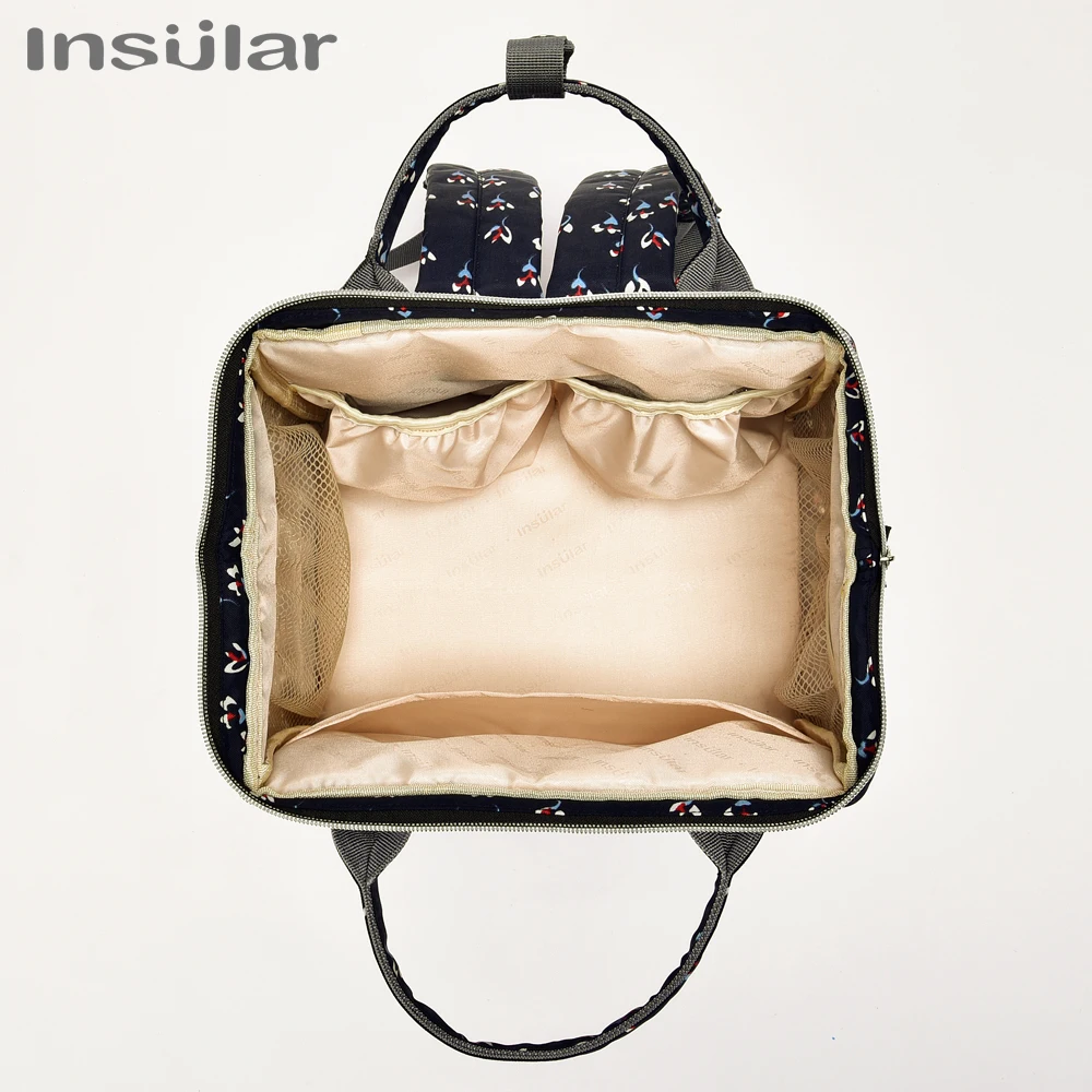 Mochila para maternidade com vários compartimentos, grande capacidade, para mamãe, com gancho para carrinho de bebê, bolsa para fraldas de bebê, itens essenciais para viagem