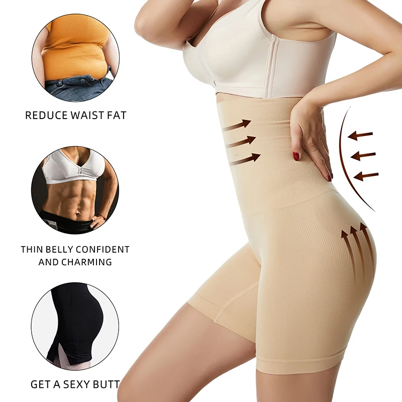 High Waist Trainer Panties Shapewear for Women Tummy Control Hip Butt Lifter Shorts Slimming Sheath Ladies Mid Thigh Body Shaper