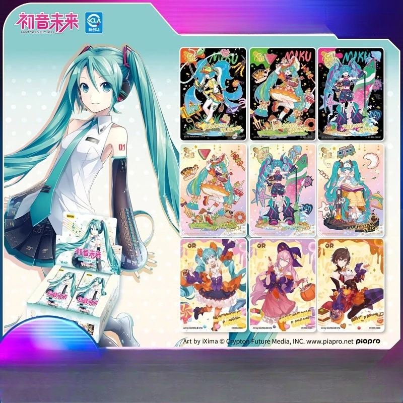Kayou Shining Superstar Hatsune Miku Vol.2 Charm Pack CR Card Limited Collection Design Popular Virtual Idol Collection Card