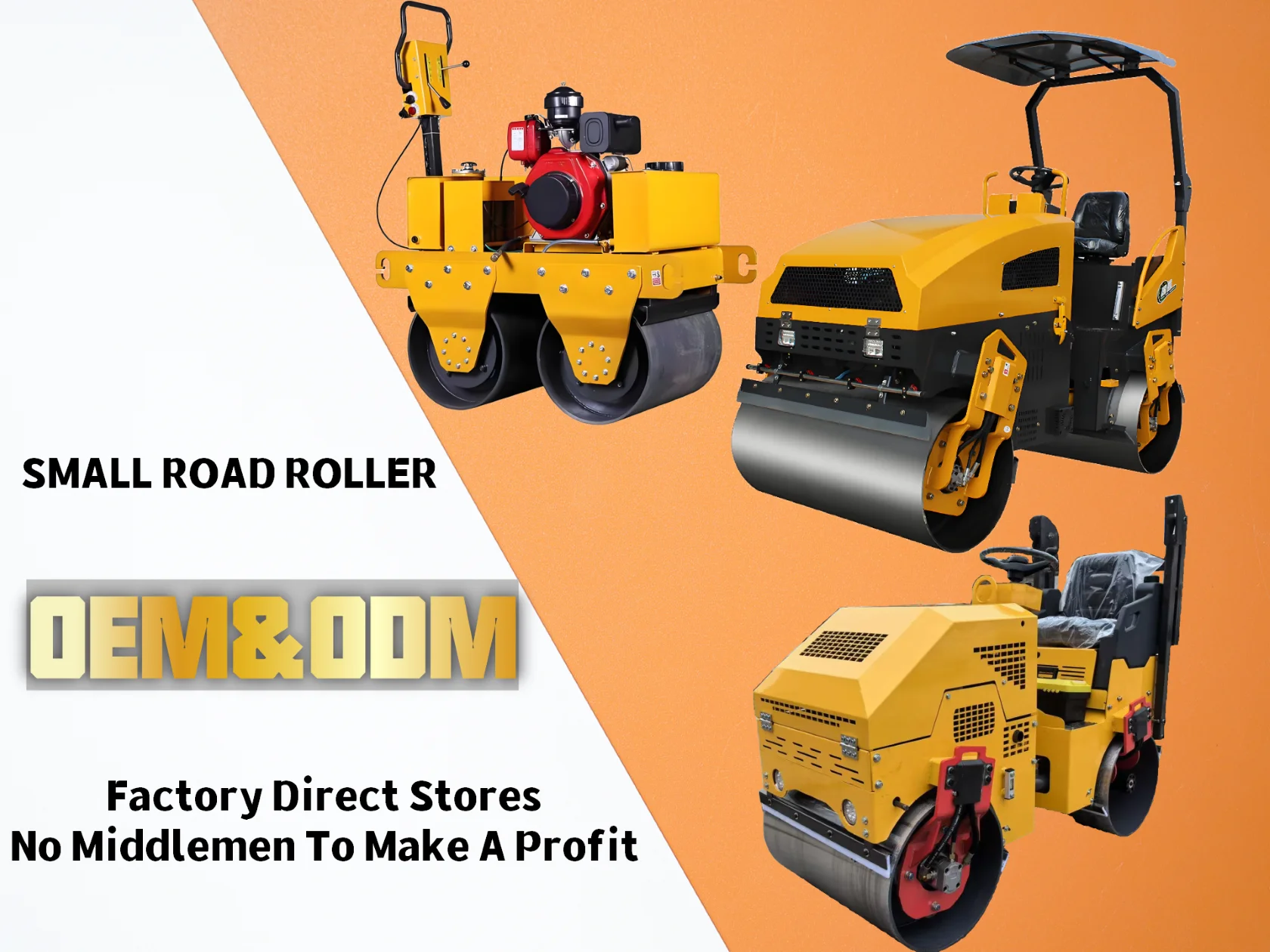 Affordable New 3 Ton Road Roller With Sunshade Vibratory Compactor Deals Mini Small Road Roller Ride on Road Compactor