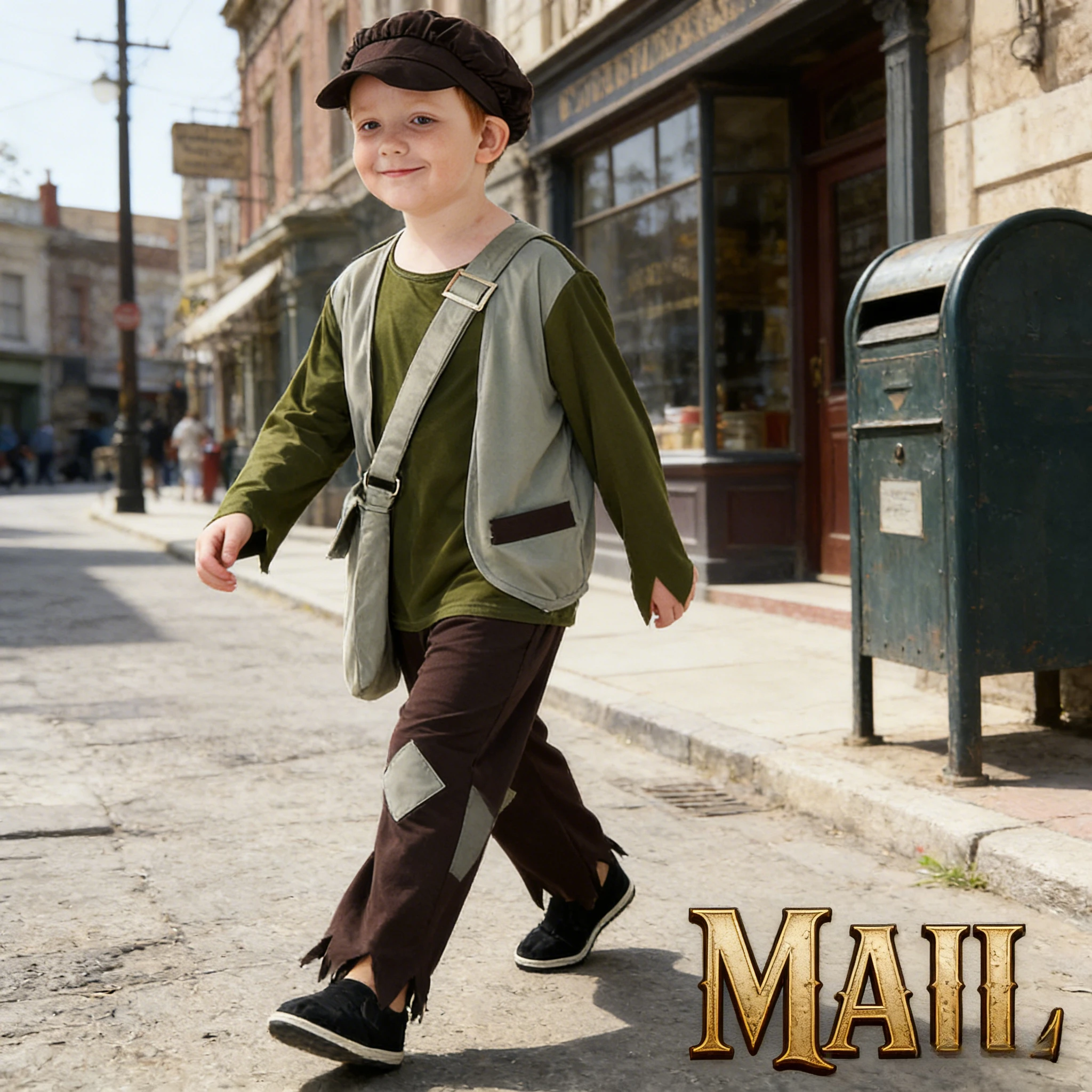 

Детский костюм почтальона для мальчиков, наряд для ролевых игр и сценических выступлений на День защиты детей