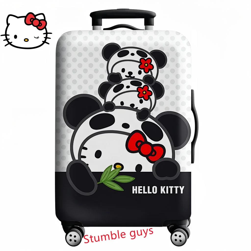 Pokrowiec na walizkę Demon Hunters Kpop, pasuje na walizki o rozmiarze 18-32 cali, ochraniacz anime