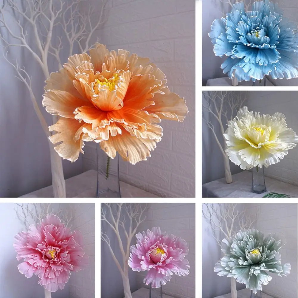 

Large Artificial Flower Three-dimensional Home Decoration Photography Props Artificial Peony Flower Arch Road Lead Flower 50cm