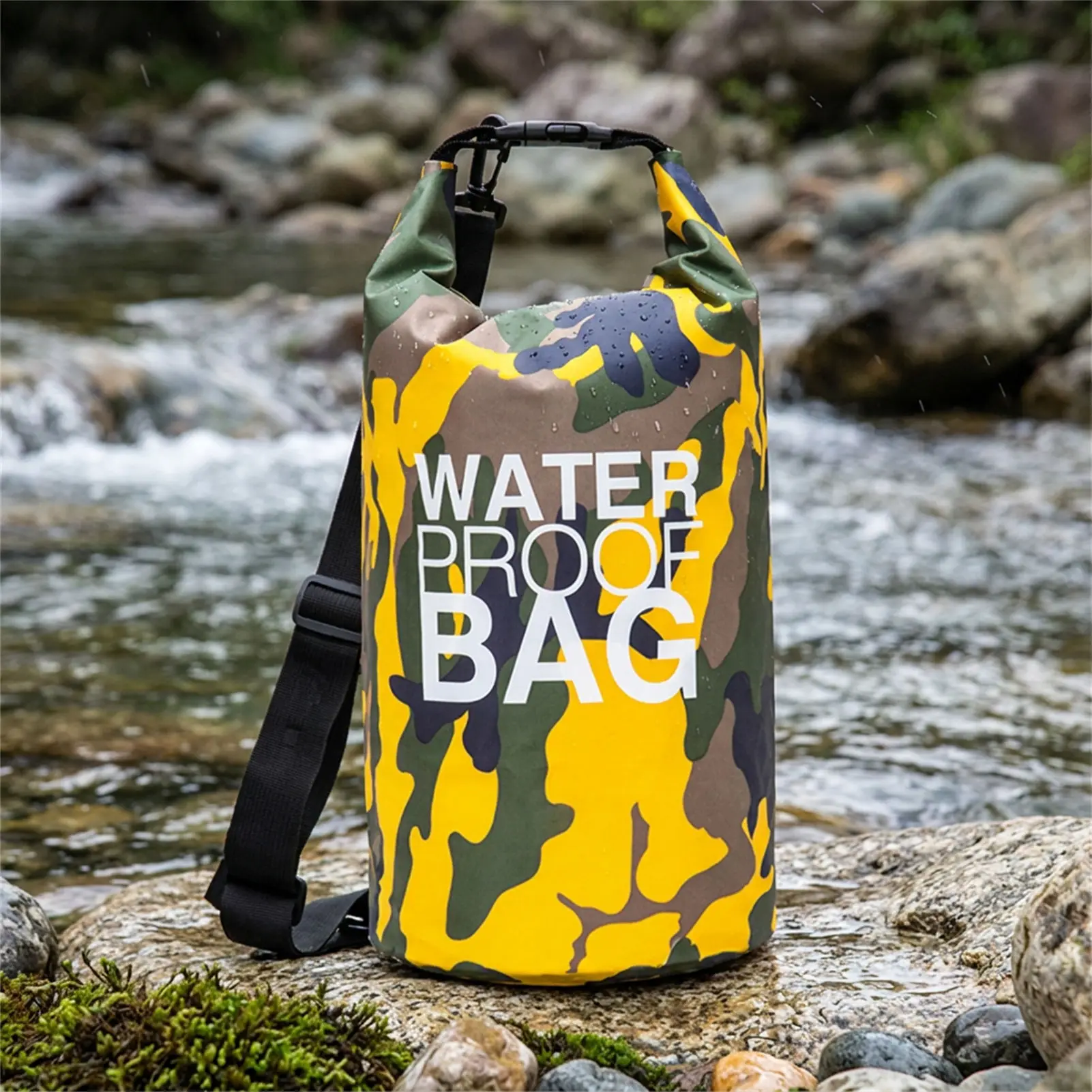 

Pvc Waterproof Bag Camouflage Pattern For Outdoor Sports Portable And Durable Storage Solution