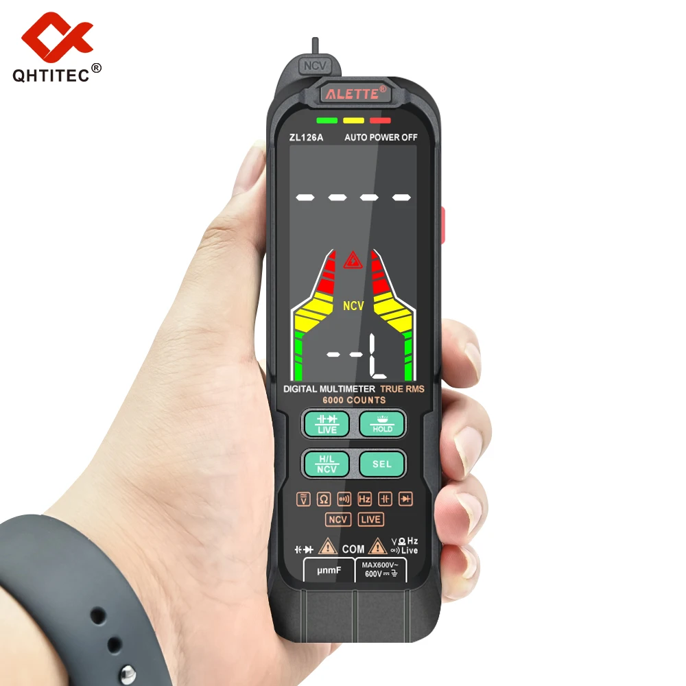 USB Multifunction Digital Multimeter AC & DC Voltage & Current, Resistive Capacitance True RMS, Rechargeable Multimeter