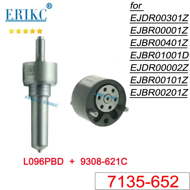 7135-652 Injector Repair Kits Nozzle L096PBD L096PBC Valve 9308-621C for EJDR00301Z EJBR00001Z EJBR00401Z EJBR01001D EJDR00002Z